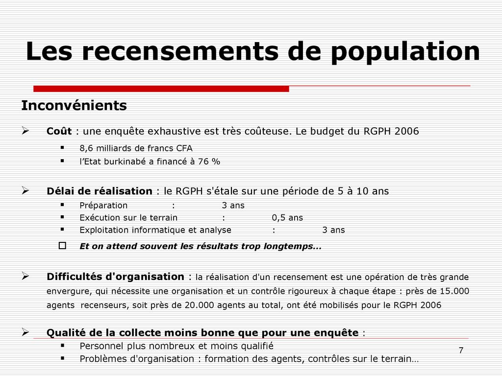 Module Comment Sont Produites Les Statistiques D Mographiques